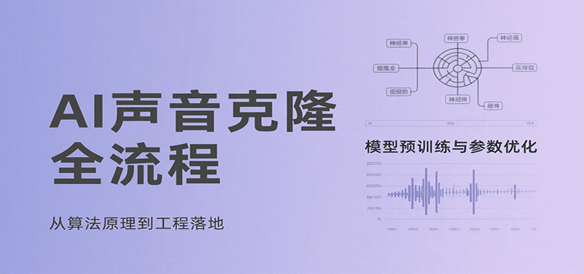 AI声音克隆全流程，基础概念到实战应用，3秒极速声音复刻、模型预训练、云端部署等-yicbd