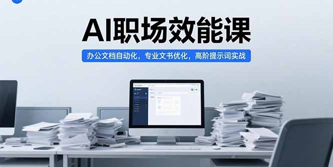 AI职场效能课，办公文档自动化，专业文书优化，高阶提示词实战-yicbd