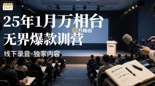 25年1月万相台无界爆款特训营线下录音-yicbd