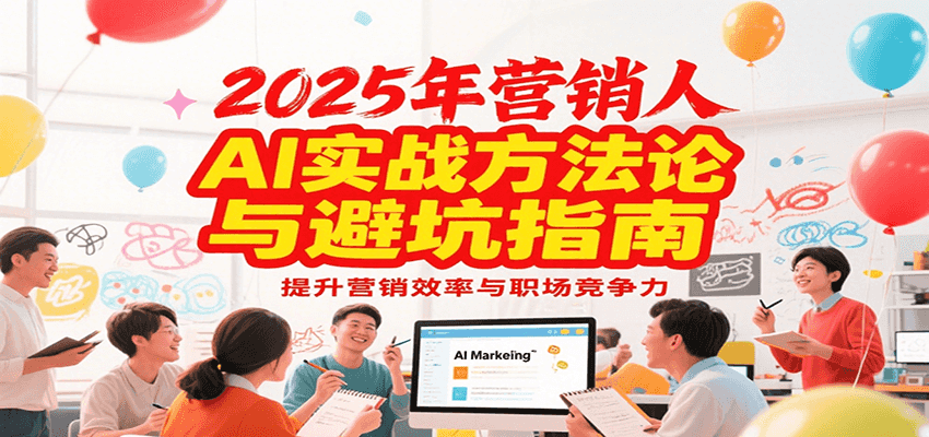 2025年营销实战方法论与避坑指南，利用AI提升营销效率与职场竞争力-yicbd