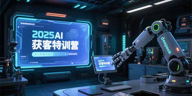 2025AI获客特训营，AI图文视频全制作，deepseek工具实操教学-yicbd
