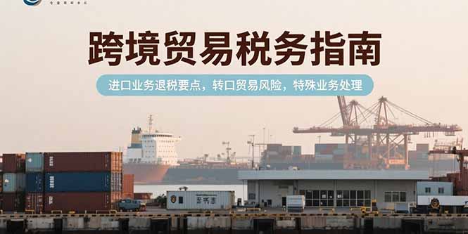 跨境贸易税务指南，进口业务退税要点，转口贸易风险，特殊业务处理-yicbd