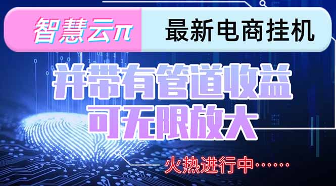 智慧云π电脑挂机单机每天收益300—500+ 并带有团队管道收益 可无限放大-yicbd