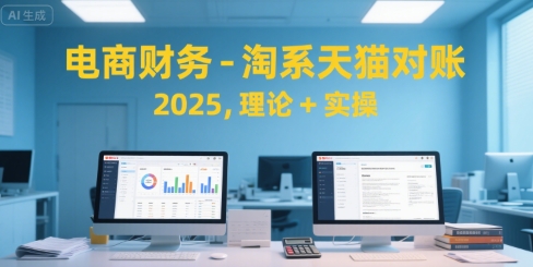 电商财务-淘系天猫对账2025，理论+实操-yicbd