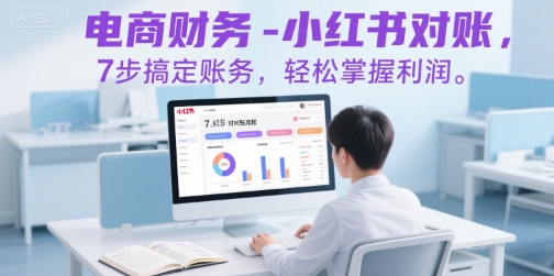 电商财务-小红书对账，7步搞定账务，轻松掌握利润-yicbd