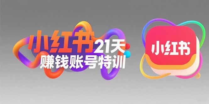 小红书21天赚钱账号特训：黄金定位技巧，高转粉文案创作，科学引流策略-yicbd