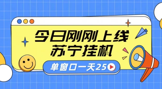 苏宁全自动采集挂G项目 稳定可批量 单窗口收益30+ 附教程【揭秘】-yicbd