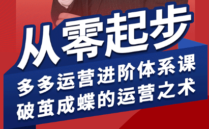 海神·拼多多运营进阶系统课(更新8月)-yicbd