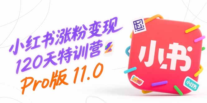 小红书涨粉变现120天特训营Pro版11.0：从0到1掌握平台运营,内容制作和变现-yicbd