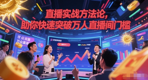 直播实战方法论，助你快速突破万人直播间门槛-yicbd