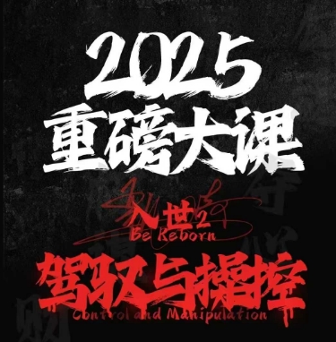 2025重磅大课，入世2，驾驭与控制-yicbd