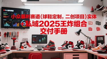 小众暴利赛道(球鞋定制，二创项目)实体+私域2025王炸组合  交付手册-yicbd