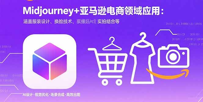 Midjourney+电商领域商业应用：涵盖服装设计、换脸技术、实拍结合等-yicbd