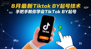 8月最新Tiktok搬运起号技术，手把手教你学会TikTok搬运起号-yicbd