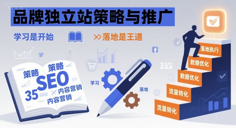 品牌独立站策略与推广，学习是开始，落地是王道-yicbd