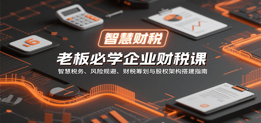 老板必学企业财税课：智慧税务、风险规避、财税筹划与股权架构搭建指南-yicbd