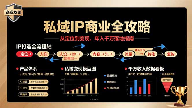私域IP商业全攻略，从定位到变现，年入千万落地指南-yicbd
